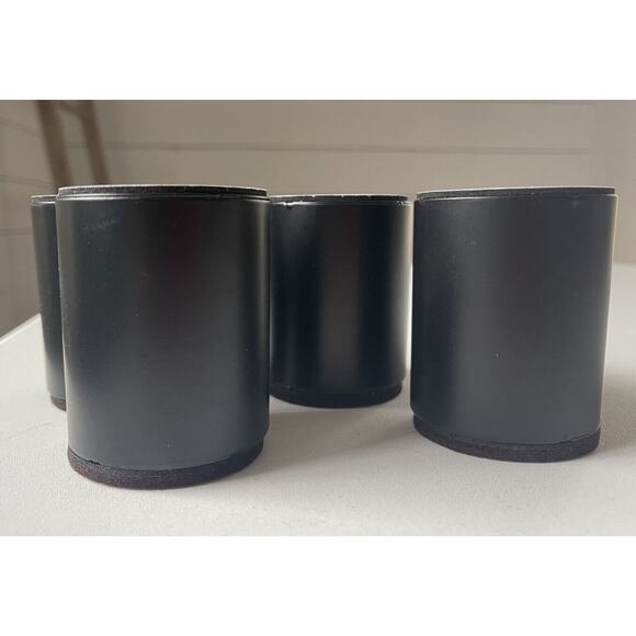 3 Inch Circular Bed Risers Heavy Duty Furniture Black Risers Round Lifters NIB - Picture 1 of 5